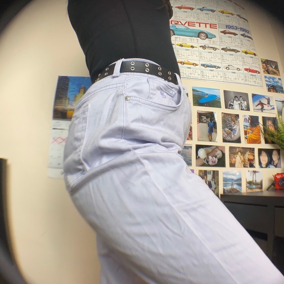 lavender high waisted jeans - Picture 2 of 4